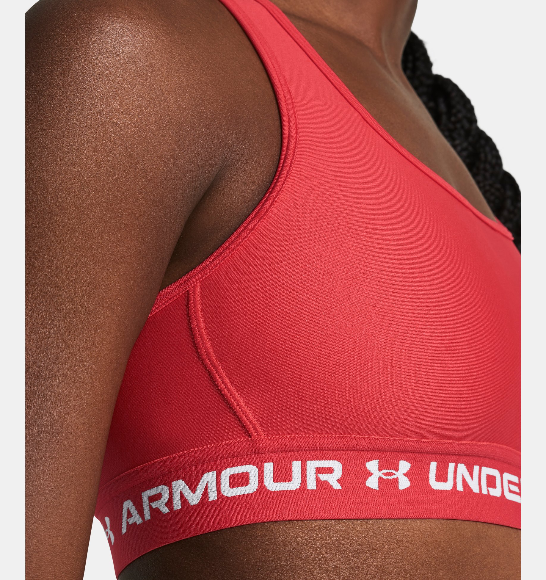 Under Armour Women's UA Mid Crossback Sports Bra 1361034 - Pick